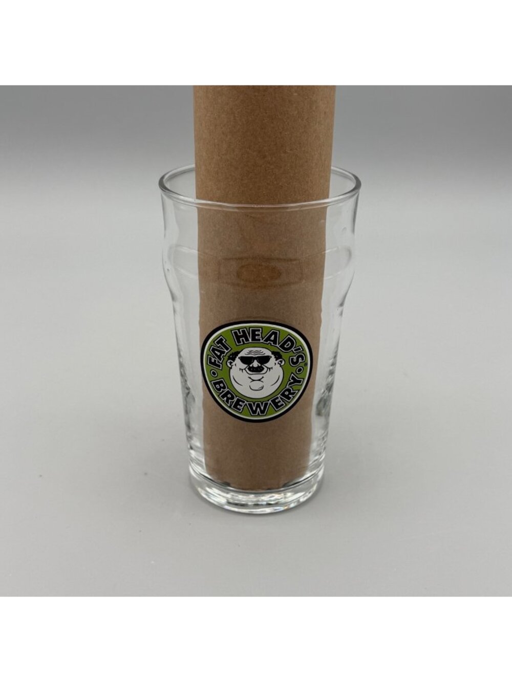 Fat Heads Brewery Pint Glass With Chill Out Man Have A Beer Graphics